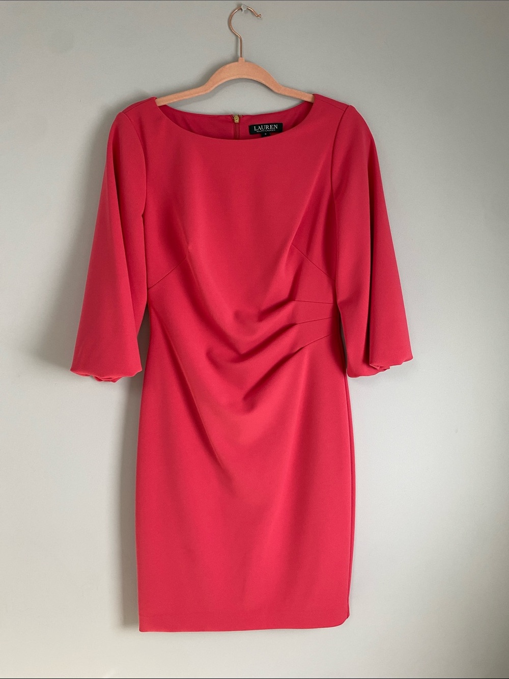 Lauren Ralph Lauren pink Midi Sheath Dress